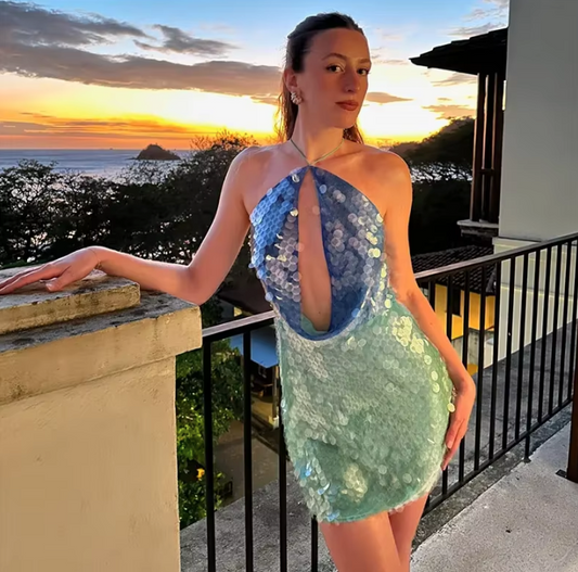 Sequin Ibiza Y2K Dress