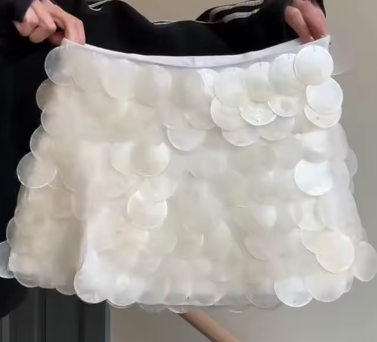 Sequin Ibiza Summer Short Skirt 2025 Trend